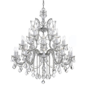Crystorama Maria Theresa 26 Lt Clear Crystal Chrome Chandelier 4470-Ch-cl-mwp - All