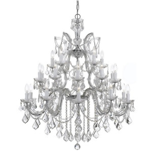 Crystorama Maria Theresa 26 Lt Clear Crystal Chrome Chandelier 4470-Ch-cl-mwp - All