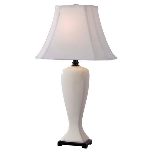 Kenroy Home Onoko Table Lamp Pearlized White Finish 32070Pwh - All