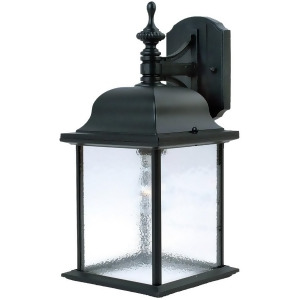 Maxim Lighting Senator 1-Light Outdoor Wall Lantern Black 1056Bk - All