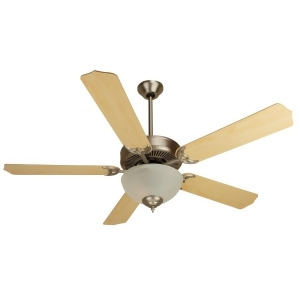 Craftmade Ceiling Fan Brushed Nickel Cd Unipack w/ 52 Blades K10624 - All
