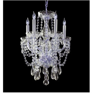Crystorama Traditional 5 Light Spectra Crystal Mini Chandelier 1129-Ch-cl-saq - All