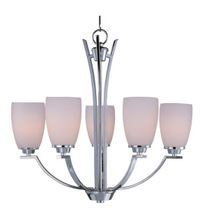 Maxim Lighting Rocco 5-Light Chandelier in Polished Chrome 20025Swpc - All
