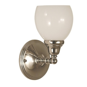 Framburg Sheraton 1 Light Bath/Wall Sconce in Polished Silver 2427Ps - All