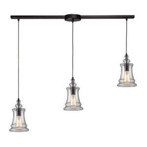 Elk Lighting Menlow Park Oiled Bronze Pendant 60042-3L - All