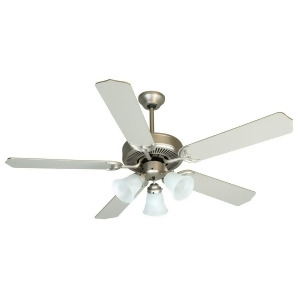 Craftmade Ceiling Fan Brushed Nickel Cd Unipack w/ 52 Blades K10422 - All