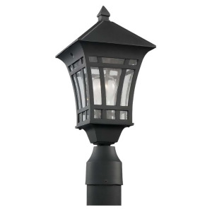 Sea Gull Lighting One Light Outdoor Post Lantern in Black 82131-12 - All