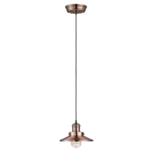 Maxim Lighting Mini Hi-Bay 1-Light Pendant in Antique Copper 25020Acp - All