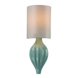 Elk Lighting Lilliana 1 Light Sconce in Sea foam and Aged Silver 31360-1 - All