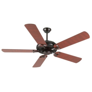 Craftmade Ceiling Fan Oiled Bronze Civic Fan 52 Rosewood Blades K10855 - All