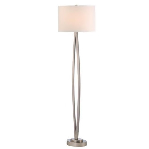 Dolan Designs Floor Lamp with Shade in Satin Nickel 15000-09 - All