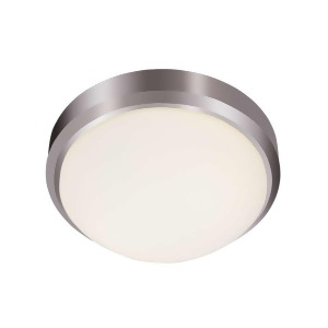 Trans Globe Energy Saver 2 Light 13' Flush Mount in Brushed Nickel Pl-13881bn - All