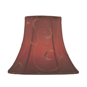 Lite Source Candelabra Shade Red Jacquard Ch5125-6 - All