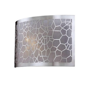 Lite Source Sconce Chrome/Metal Laser-Cut Shade w/ Liner Ls-16210c - All