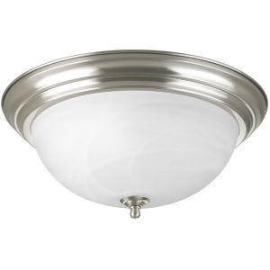 Progress 3-Light Close-To-Ceiling Fixture. in Brushed Nickel P3926-09eb - All