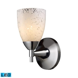 Elk Celina 1-Light Sconce in Polished Chrome and Snow White 10150-1Pc-sw-led - All