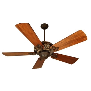 Craftmade Ceiling Fan Aged Bronze/Vintera Madera Ophelia w/ 54 Blades K10273 - All