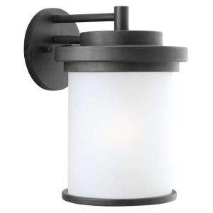 Sea Gull Lighting One Light Outdoor Wall Lantern in Forged Iron 88662-185 - All