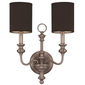 Craftmade Willow Park 2 Light Wall Sconce Antique Nickel 28562-An - All