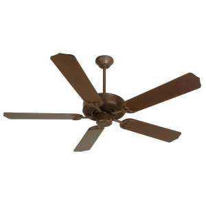 Craftmade Ceiling Fan Aged Bronze Contractor's Design w/ 52' Blades K10435 - All
