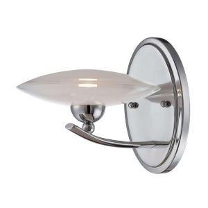 Lite Source Wall Lamp Chrome Frost Glass Shade Ls-16561 - All
