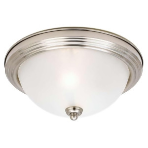 Sea Gull Lighting Two-Light Close to Ceiling in Brushed Nickel 77064-962 - All