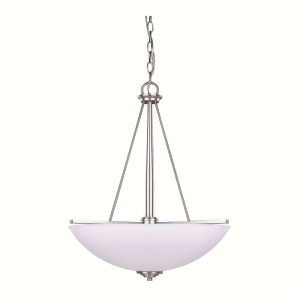 Canarm New Yorker 3 Light 18 Chandelier in Brushed Pewter Ich256a03bpt18 - All