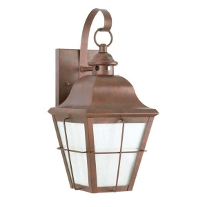 Sea Gull Lighting Single-Light Chatham Outdoor Wall Weathered Copper 8462D-44 - All