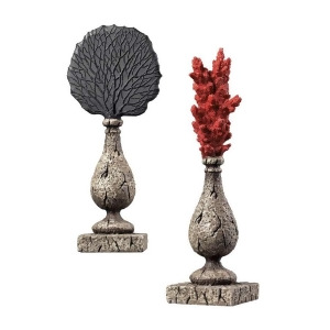 Sterling Industries Coral Finials in Martinique Grey 93-10082-S2 - All