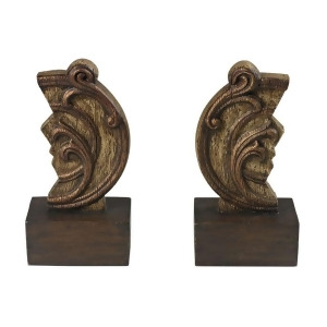 Sterling Ind. Set of 2 Reclaimed Artifact Bookends in Brandywine 93-19294-S2 - All