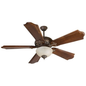 Craftmade Ceiling Fan Aged Bronze / Vintage Madera Mia w/ 56 Blades K10323 - All