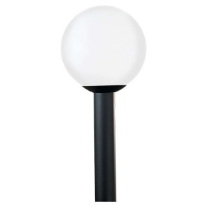 Sea Gull Lighting Single-Light Outdoor Post Lantern in White Plastic 8254-68 - All