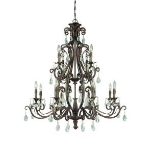 Craftmade Englewood 12 Light Chandelier French Roast 25612-Fr - All