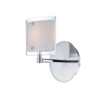 Lite Source Wall Lamp Chrome Frost Glass Ls-16351 - All