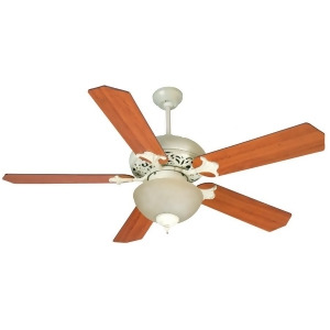 Craftmade Ceiling Fan Antique White Distressed Mia w/ 52 Blades K10723 - All