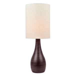 Lite Source Table Lamp Brushed Dark Bronze Linen Shade Ls-22997 - All