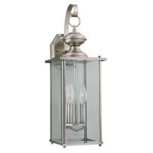 Sea Gull Lighting Two Light Outdoor Fixture in Antique Brushed Nickel 8468-965 - All