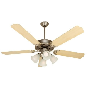 Craftmade Ceiling Fan Brushed Nickel Cd Unipack w/ 52 Blades K10631 - All