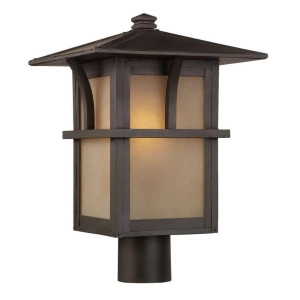 Sea Gull Lighting One Light Outdoor Post Lantern in Statuary Bronze 82880-51 - All