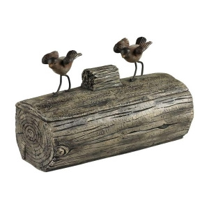 Sterling Industries Little Birds On A Log Box in Cedar Pond 93-19311 - All