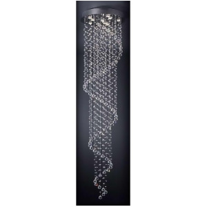 Lite Source Crystal Ceiling Lamp Chrome Crystals El-10071 - All