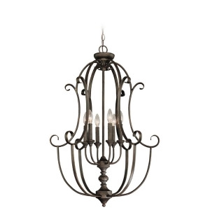 Craftmade Barret Place 6 Light Foyer in Mocha Bronze 24236-Mb - All