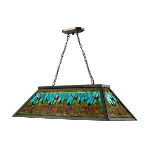 Dale Tiffany Glade Pool Table Hanging Fixture Th12406 - All