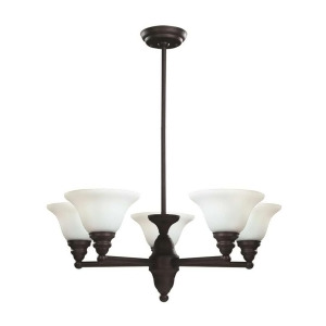 Canarm Columbia 5 Light Chandelier in Oil Rubbed Bronze Aichan330a05orb - All