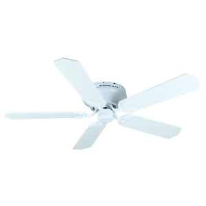 Craftmade Ceiling Fan White Contemporary Flush mount 52 White Blades K11006 - All