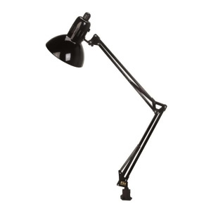 Lite Source Clamp On Swing Arm Lamp Black Ls-105blk - All
