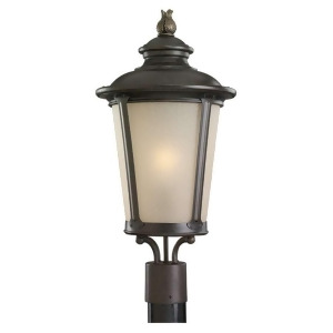 Sea Gull Lighting Single Light Outdoor Post Lantern in Burled Iron 82240-780 - All