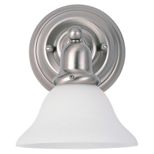 Sea Gull Lighting Single-Light Sussex Wall/Bath in Brushed Nickel 44060-962 - All