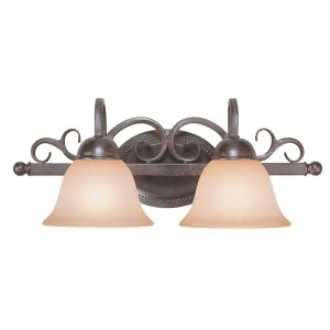 Craftmade Sheridan 2 Light Vanity in Forged Metal 22002-Fm - All