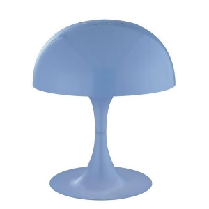 Lite Source Mini Table Lamp Blue Metal Shade Ls-21095blu - All